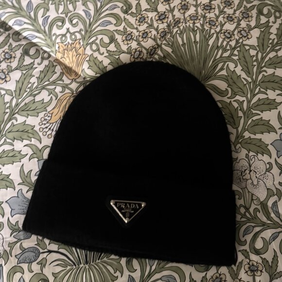 Black Prada Beanie (read description)